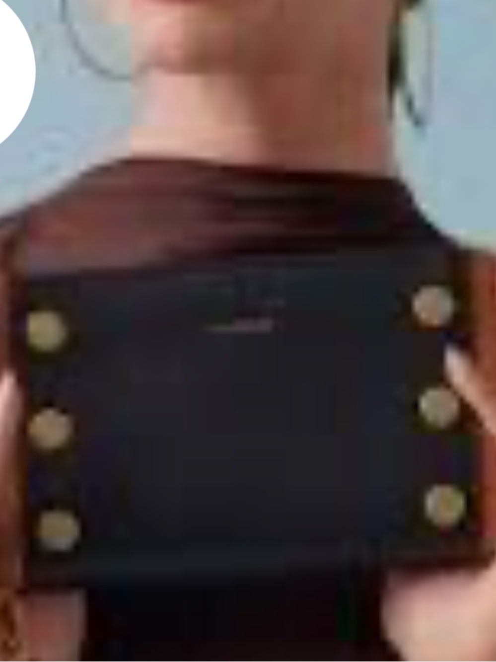 Nammitt Los Angeles Crossbody Crafted black pebbled Leather - Picture 1 of 10